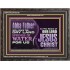 ABBA FATHER WILL MAKE OUR DRY LAND SPRINGS OF WATER  Christian Wooden Frame Art  GWFAVOUR10738  "45X33"