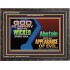 GOD IS ANGRY WITH THE WICKED EVERY DAY  Biblical Paintings Wooden Frame  GWFAVOUR10790  "45X33"