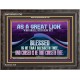 AS A GREAT LION WHO SHALL STIR HIM UP  Scriptural Wooden Frame Glass Wooden Frame  GWFAVOUR11743  