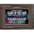 AND THE GLORY OF THE LORD SHALL APPEAR UNTO YOU  Children Room Wall Wooden Frame  GWFAVOUR11750B  "45X33"