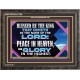 PEACE IN HEAVEN AND GLORY IN THE HIGHEST  Church Wooden Frame  GWFAVOUR11758  
