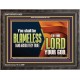 BE ABSOLUTELY TRUE TO THE LORD OUR GOD  Children Room Wooden Frame  GWFAVOUR11920  