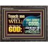 THY SPIRIT IS GOOD LEAD ME INTO THE LAND OF UPRIGHTNESS  Unique Power Bible Wooden Frame  GWFAVOUR11924  "45X33"