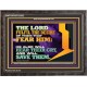 THE LORD FULFIL THE DESIRE OF THEM THAT FEAR HIM  Church Office Wooden Frame  GWFAVOUR12032  