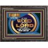 THE WORD OF THE LORD IS FOREVER SETTLED  Ultimate Inspirational Wall Art Wooden Frame  GWFAVOUR12035  "45X33"