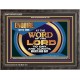 THE WORD OF THE LORD IS FOREVER SETTLED  Ultimate Inspirational Wall Art Wooden Frame  GWFAVOUR12035  