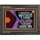 I AM THINE SAVE ME O LORD  Eternal Power Wooden Frame  GWFAVOUR12040  