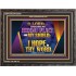 THOU ART MY HIDING PLACE AND SHIELD  Bible Verses Wall Art Wooden Frame  GWFAVOUR12045  "45X33"