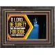 LET NOT THE PROUD OPPRESS ME  Unique Wall Art Wooden Frame  GWFAVOUR12046  