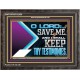 SAVE ME AND I SHALL KEEP THY TESTIMONIES  Wall Décor Wooden Frame  GWFAVOUR12050  