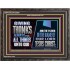 GIVE THANKS ALWAYS FOR ALL THINGS UNTO GOD  Scripture Art Prints Wooden Frame  GWFAVOUR12060  "45X33"