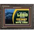 CERTAINLY I WILL BE WITH THEE SAITH THE LORD  Unique Bible Verse Wooden Frame  GWFAVOUR12063  "45X33"