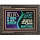 ABBA FATHER HELP US   Biblical Art Wooden Frame  GWFAVOUR12092  