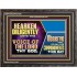 HEARKEN DILIGENTLY UNTO THE VOICE OF THE LORD THY GOD  Custom Wall Scriptural Art  GWFAVOUR12126  "45X33"