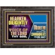 HEARKEN DILIGENTLY UNTO THE VOICE OF THE LORD THY GOD  Custom Wall Scriptural Art  GWFAVOUR12126  
