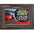 LOVE ONE ANOTHER  Custom Contemporary Christian Wall Art  GWFAVOUR12129  "45X33"
