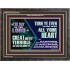 THE DAY OF THE LORD IS GREAT AND VERY TERRIBLE REPENT IMMEDIATELY  Custom Inspiration Scriptural Art Wooden Frame  GWFAVOUR12145  "45X33"