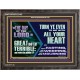 THE DAY OF THE LORD IS GREAT AND VERY TERRIBLE REPENT IMMEDIATELY  Custom Inspiration Scriptural Art Wooden Frame  GWFAVOUR12145  