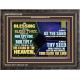 IN BLESSING I WILL BLESS THEE  Unique Bible Verse Wooden Frame  GWFAVOUR12150  