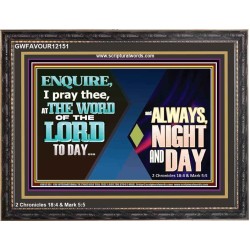 THE WORD OF THE LORD TO DAY  New Wall Décor  GWFAVOUR12151  "45X33"