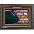 HEAR ME O LORD I WILL KEEP THY STATUTES  Bible Verse Wooden Frame Art  GWFAVOUR12162  "45X33"