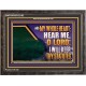 HEAR ME O LORD I WILL KEEP THY STATUTES  Bible Verse Wooden Frame Art  GWFAVOUR12162  