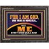 UNTO ME EVERY KNEE SHALL BOW  Scripture Wall Art  GWFAVOUR12176  "45X33"