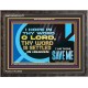 O LORD I AM THINE SAVE ME  Large Scripture Wall Art  GWFAVOUR12177  