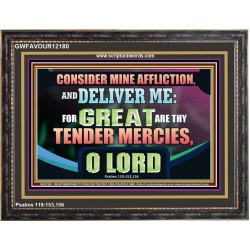 GREAT ARE THY TENDER MERCIES O LORD  Unique Scriptural Picture  GWFAVOUR12180  "45X33"