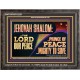 JEHOVAH SHALOM THE LORD OUR PEACE PRINCE OF PEACE  Righteous Living Christian Wooden Frame  GWFAVOUR12251  