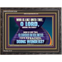 FEARFUL IN PRAISES DOING WONDERS  Ultimate Inspirational Wall Art Wooden Frame  GWFAVOUR12320  "45X33"