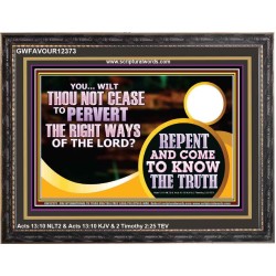 REPENT AND COME TO KNOW THE TRUTH  Eternal Power Wooden Frame  GWFAVOUR12373  "45X33"