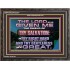 THY RIGHT HAND HATH HOLDEN ME UP  Ultimate Inspirational Wall Art Wooden Frame  GWFAVOUR12377  "45X33"