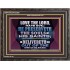 HE PRESERVETH THE SOULS OF HIS SAINTS  Ultimate Power Wooden Frame  GWFAVOUR12380  "45X33"