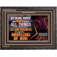 HIS DIVINE POWER HATH GIVEN UNTO US ALL THINGS  Eternal Power Wooden Frame  GWFAVOUR12405  