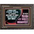 ALL NATIONS SHALL COME AND WORSHIP BEFORE THEE  Christian Wooden Frame Art  GWFAVOUR12701  "45X33"