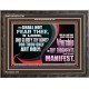 ALL NATIONS SHALL COME AND WORSHIP BEFORE THEE  Christian Wooden Frame Art  GWFAVOUR12701  