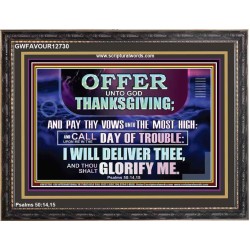 PAY THY VOWS UNTO THE MOST HIGH  Christian Artwork  GWFAVOUR12730  "45X33"