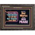 HONOR YOUR MOTHER FOR ALL THAT SHE HAVE DONE FOR YOU  Scriptural Wooden Frame Wooden Frame  GWFAVOUR12834  "45X33"