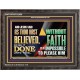 AS THOU HAST BELIEVED, SO BE IT DONE UNTO THEE  Bible Verse Wall Art Wooden Frame  GWFAVOUR12958  