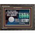 IN THE NAME OF THE LORD WILL I DESTROY THEM  Biblical Paintings Wooden Frame  GWFAVOUR12966  "45X33"