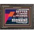 BETTER IS THE END OF A THING THAN THE BEGINNING THEREOF  Contemporary Christian Wall Art Wooden Frame  GWFAVOUR12971  "45X33"