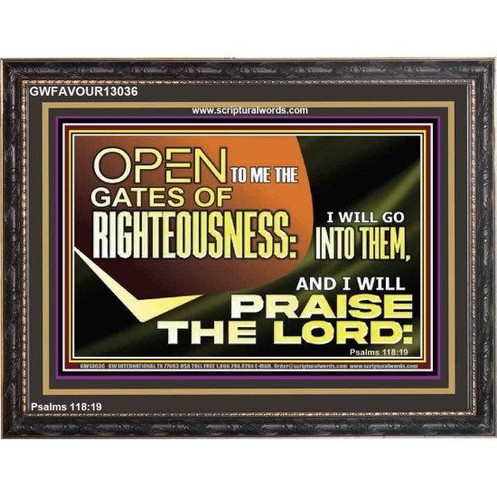 OPEN TO ME THE GATES OF RIGHTEOUSNESS  Children Room Décor  GWFAVOUR13036  