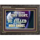RECEIVE THY SIGHT AND BE FILLED WITH THE HOLY GHOST  Sanctuary Wall Wooden Frame  GWFAVOUR13056  