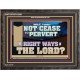 WILT THOU NOT CEASE TO PERVERT THE RIGHT WAYS OF THE LORD  Righteous Living Christian Wooden Frame  GWFAVOUR13061  