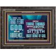 THE RIGHT HAND OF GOD  Church Office Wooden Frame  GWFAVOUR13063  