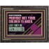 FATHER PROVOKE NOT YOUR CHILDREN TO ANGER  Unique Power Bible Wooden Frame  GWFAVOUR13077  "45X33"