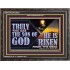 TRULY THIS WAS THE SON OF GOD HE IS RISEN FROM THE DEAD  Sanctuary Wall Wooden Frame  GWFAVOUR13092  "45X33"