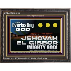 EVERLASTING GOD JEHOVAH EL GIBBOR MIGHTY GOD   Biblical Paintings  GWFAVOUR13104  "45X33"
