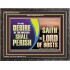 THE DESIRE OF THE WICKED SHALL PERISH  Christian Artwork Wooden Frame  GWFAVOUR13107  "45X33"